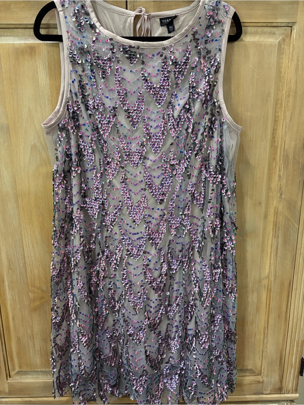 Torrid Sleeveless Mini Dress Sequin Embellishment